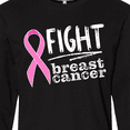 thumbnail image 4 of Inktastic Fight Breast Cancer Pink Ribbon Long Sleeve T-Shirt, 4 of 5