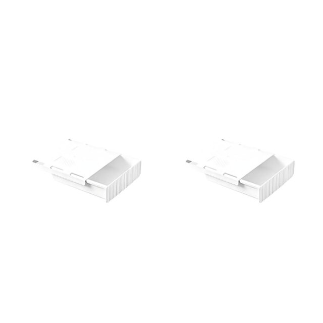 Guardoinrt Boîte de Rangement sous Table Blanche Adhésive et Durable Tiroir de Bureau Invisible Auto-Adhésif Tiroir de Bureau Taille Moyenne 2ensemble