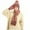 Watermelon Red, variant on WJHWSX 3PC Unisex Winter Warm Gloves Set,Touch Screen Gloves for Women Men,Cold Resistant,Soft,Fleece,Printed,Acrylic,Beige,Free Size