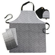 Thyme & Table Textile Kitchen Set, Tie Dye Black, 5-Piece Set