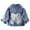 White, variant on Girls Button Down Denim Jackets 9-10 Years,Embroider Butterfly Denim Jacket Outwear