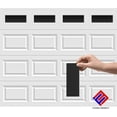 thumbnail image 4 of Magnetic Fake Window Panels for Garage Door - Faux Garage Window Magnets - Black (4"x12" 16 Magnets), 4 of 5