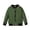 Army Green, variant on lnmuld Girls Solid Zip Up Bomber Jacket Long Sleeve Zipper Pocket Casual Outerwear Black,3-4 Years