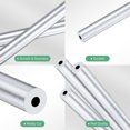 thumbnail image 2 of Tubo redondo de aluminio 6063 de 400 mm en paquete de 3, tubería de aluminio sin costura de 3 mm ID 8 mm OD para construcción / mecanizado / manualidades DIY [0.12x0.31x15.75IN], 2 of 7