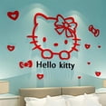thumbnail image 6 of Cute Sanrio Hello Kitty 3D Stereo Wall Stickers Cartoon Bedroom Decoration Stickers Gift, 6 of 11