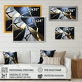 thumbnail image 4 of Designart Abstract Geode Gold Marble I Canvas Wall Art, 4 of 5