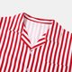 thumbnail image 4 of Camisas s Para Hombre De Vestir Camisa casual con estampado de hombres Camisa de blusa con cuello vuelto de manga corta (Red, M), 4 of 7