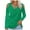 Green, variant on Diufon Long Sleeve Womens Tops Fall Casual Solid Color Tunics V Neck off Shoulder Blouses