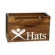 thumbnail image 2 of Estante de madera para sombreros montado en la pared, decoración del hogar, organizador de almacenamiento de sombreros, soporte para puerta, sala de e, 2 of 9