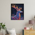thumbnail image 4 of Paint By Numbers Kit for Adults Beginner - DIY Majestic Stag Celestial Glow Canvas Painting Kits for Adults, Frameless Paint By Number for Adults for Home Wall Decor 16x20 Inch, 4 of 7