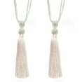 thumbnail image 1 of 2 Pack Curtain Tiebacks Tassel Drapery Tie-Backs Rope Handmade Holdbacks Home Office Hotel Decorative, 1 of 5