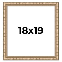 18x19 Frame Silver Real Wood Picture Frame Width 1.5 inches | Interior Frame Depth 0.5 inches |