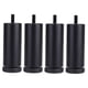 thumbnail image 1 of 4 piezas de muebles modernos para mesa de centro, sofá cama, tocador, patas de refrigerador 15cm negro, 1 of 8