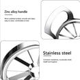 thumbnail image 6 of TiokMc Apple Cutter Tool with 12 Blades, Stainless Steel Fruit Slicer, Corer, Peeler & Divider for Apples, Pears, Potatoes, Onions, 6 of 9