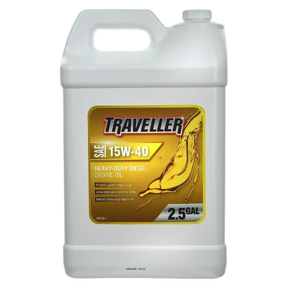 Traveller T8040062 All Fleet Engine Oil SAE 15W-40, 2.5 gal.
