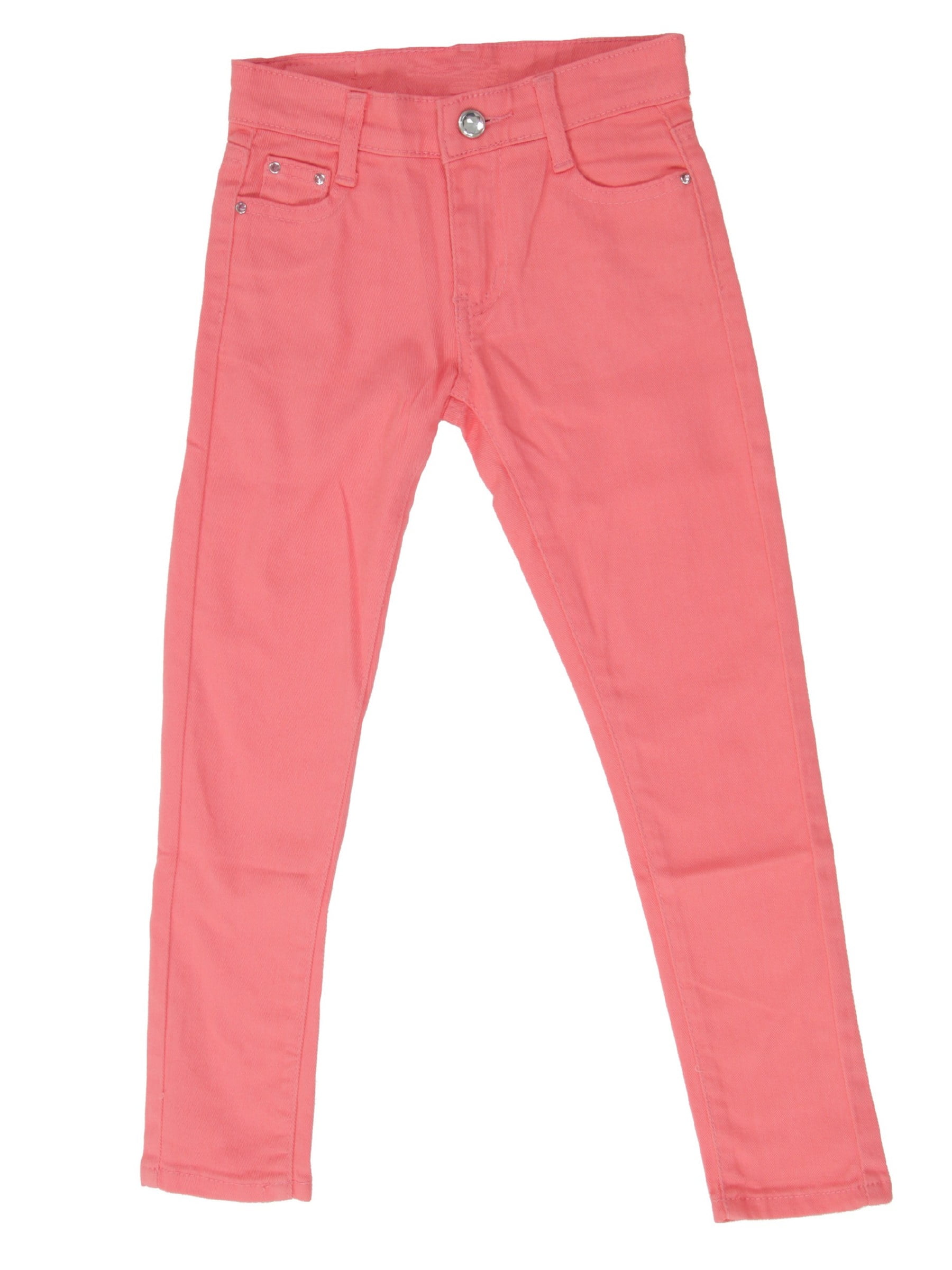 girls colored skinny jeans