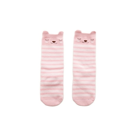 

Baby Newborn Infant Cute Animals Socks Soft Cotton Knee High Girl Sock Floral