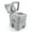 5.3 gal-Gray, variant on JAXPETY Portable Push-rod Toilet, 20L/5.28 Gallon Outdoor Commode with Detachable Tank for Camping, Boating, Hiking and Traveling, Cold Gray