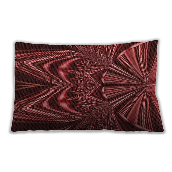 Ahgly Company Outdoor Rectangular Contemporary Lumbar Throw Pillow, 13 inch by 19 inch