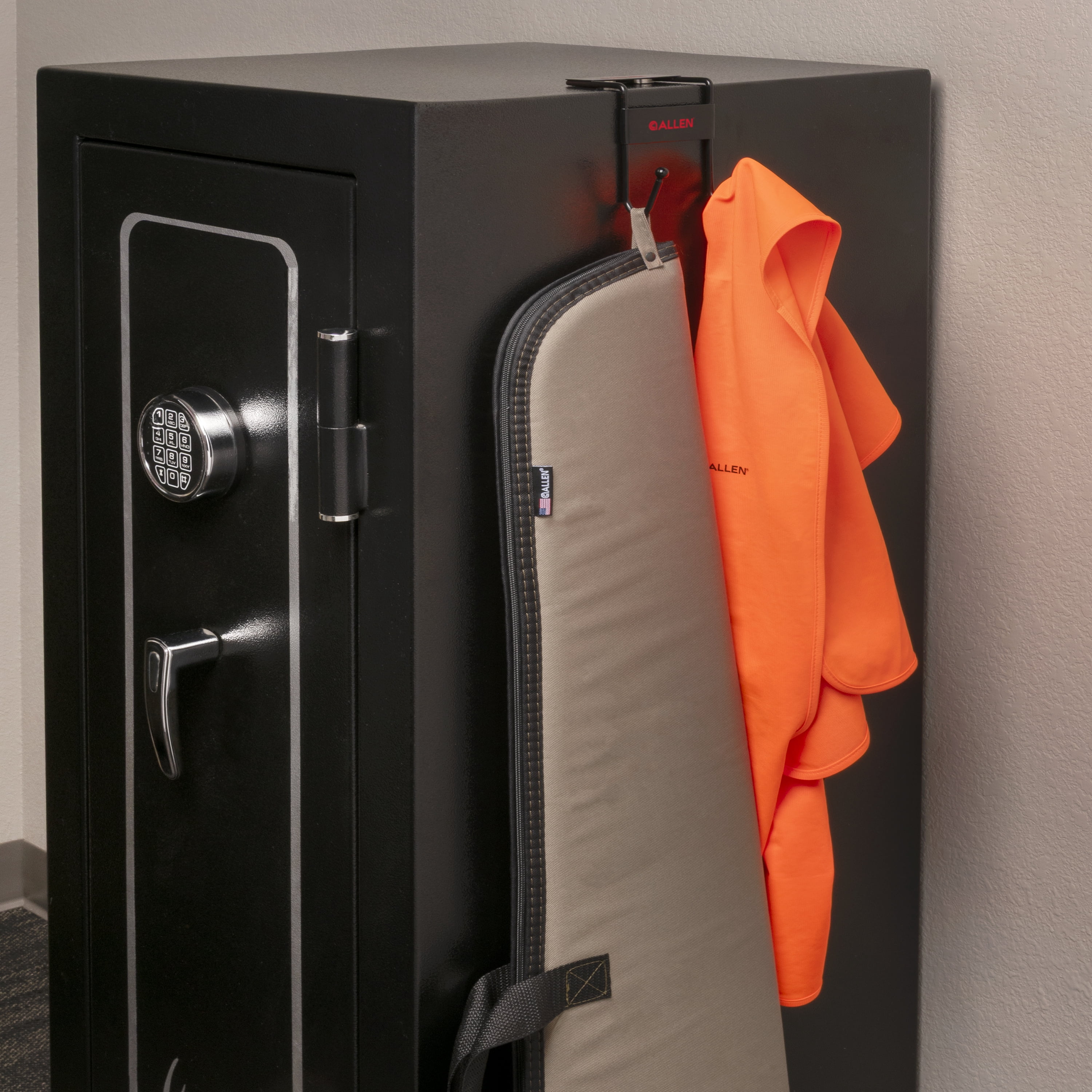 Allen Company Double Hook Magnetic Storage Organizer, 35 lb Capacity