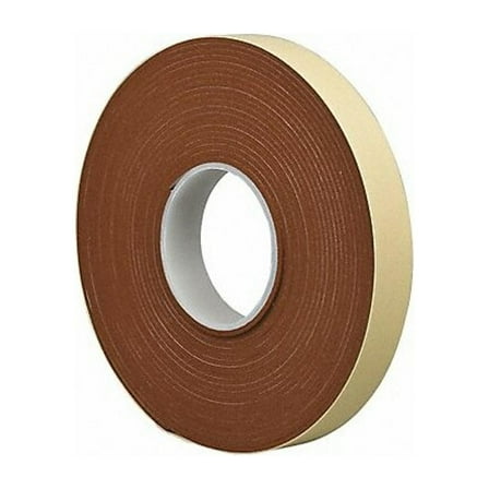 Tapecase Foam Tape, Orange, 10 yd L, 1 in W 15D295