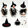 thumbnail image 4 of 7 Inch Desktop Mini Halloween Goose Set, Small Porch Goose Costume Set, Mini Goose Halloween Decoration for Tabletop Display, 4 of 6
