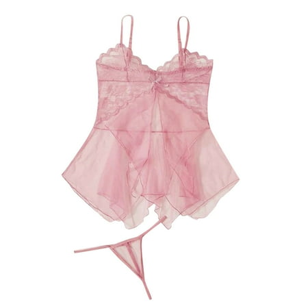 Cute Nightgowns For Women Lingerie Dress Pink Lingerie Lace Nightgown Chemise Nightgowns For Women