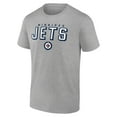 thumbnail image 2 of Men's Heathered Gray Winnipeg Jets Swagger T-Shirt, 2 of 4