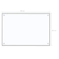 thumbnail image 4 of vidaXL Kitchen Backsplash Transparent 90x60 cm Tempered Glass, 4 of 5