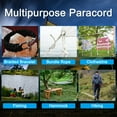 thumbnail image 6 of Uxcell Reflective Guyline Camping Paracord 4mm Nylon Tent Cord Guyline Rope Light Green 50 Feet, 6 of 6