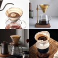 thumbnail image 4 of Coffee Filters  100 Count 2-4 Cups Natural Paper Filters  Compatible With And  No.2 Size Pour Over Drippers (Unbleached，100), 4 of 7