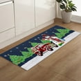thumbnail image 6 of Kitchen Rugs and Mats Set of 1 Christmas Snowman and Red and Black Buffalo Plaid Truck Kitchen Sink Mat,Non-Slip Area Runner Rug,Washable Floor Mat for Home Dining Room Office 18"x47", 6 of 6
