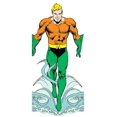 thumbnail image 2 of Stationery - Aquaman - Card and Sticker Sheet New 4407, 2 of 2