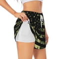thumbnail image 2 of Disketp American Flag Camo Print Women's Shorts Workout Shorts for Athletic Gym Running Shorts with Phone Pockets Small, 2 of 8