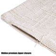 thumbnail image 6 of Deago Pack of 2 Decorative Throw Pillow Covers Soft Chenille Throw Pillows Solid Neutral Farmhouse Textured Cushion Covers for Couch Sofa Bedroom Living Room 18x18 Inch, White, 6 of 8