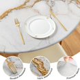 thumbnail image 4 of White Marble Gold Line Pattern Round Fitted Tablecloth with Elastic Edge,Dining Table Cover Waterproof,Outdoor Round Tablecloth for Camping,Dining,Indoor and Outdoor, 4 of 7