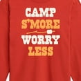 thumbnail image 3 of Instant Message - Camp Smore Worry Less - Toddler And Youth Long Sleeve Graphic T-Shirt, 3 of 6