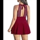 thumbnail image 2 of Traje de Baño de Talla Grande con Control de Abdomen, Estilo Vintage, Clásico, Transpirable, para Mujer. Vino Tinto L, 2 of 7