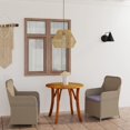 thumbnail image 1 of vidaXL 3 Piece Garden Dining Set Brown, 1 of 5