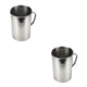 thumbnail image 4 of Taza medidora multifuncional Billuyoard de metal plateada con asa 500ml 1000ml, 4 of 6