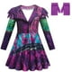 thumbnail image 1 of Moonsky Descendants Costumes for Girls, Mal Descendants Costume Girls Halloween Cosplay Costumes Descendants Rise of Red Costumes Purple(130#Purple), 1 of 4