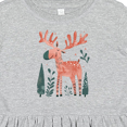 thumbnail image 4 of Inktastic Cute Moose in Forest Girls Toddler Dress, 4 of 5