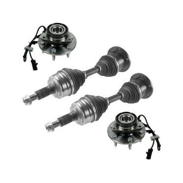 Axle and Wheel Hub Assembly Kit 4 Piece - Compatible with 2002 - 2006 Cadillac Escalade EXT AWD 2003 2004 2005