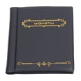 thumbnail image 2 of Álbum de colección de monedas, libro portátil ligero y resistente al desgaste de PVC para coleccionistas, color negro YUNYI BRAND  Deportes, 2 of 8