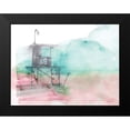 thumbnail image 2 of Stellar Design Studio 24x19 Black Modern Framed Museum Art Print Titled - High Surf 2, 2 of 5