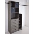 thumbnail image 4 of closet latitud gris zalino 4 cajones 88 x 188.5 x 39 cms, 4 of 6