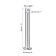 thumbnail image 2 of Pasadores de clevis de un solo agujero, 6mm x 45mm cabeza plana de acero con recubrimiento de zinc 10Pcs, 2 of 5