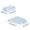 🔥 Blue_Base#17643, variant on Plush Toilet Lid and Tank Cover Set | Machine Washable Microfiber Bathroom Protector | Fits Round Elongated Oblong Lids | Elastic Easy Install | 2-Piece | Multiple Colors | 43x60cm, 40x43cm