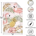 thumbnail image 3 of Kitchen Towels Pink Flamingo Tropical Pineapple Pattern Cleaning Towel Absorbent Hand Towels Tea Towels for Home Restaurant Dish Clean 28" x 18", 1PC, 3 of 7