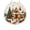 B #13, variant on StlyGar Christmas Pearl Painting Suncatcher DIY Kit,acrylic hanging craft with pearl and rhinestone details, holly, presents and metal chain B Cottage